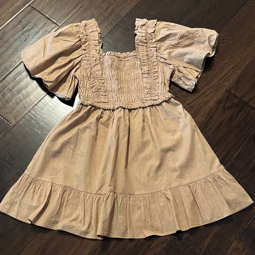 English Factory Tan Mini Dress